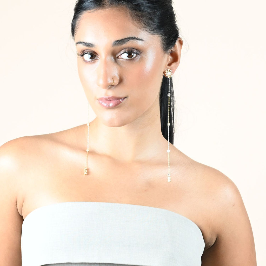 Sitara Chain Earrings - Callista by Vinita