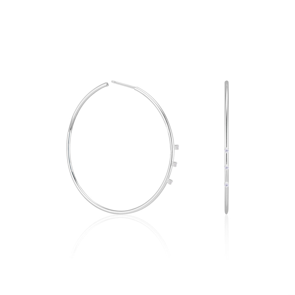 Silver Hoops - CallistabyVinita