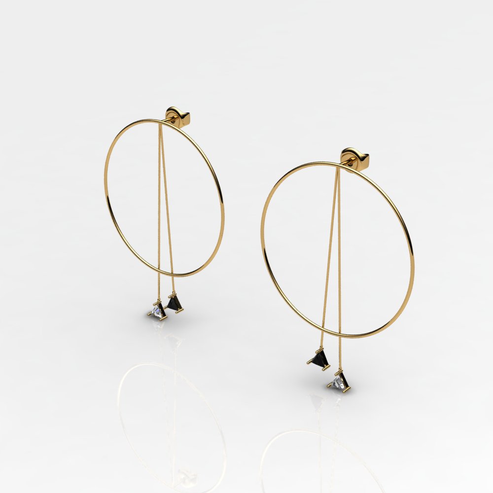Triangle Drop Earrings - CallistabyVinita