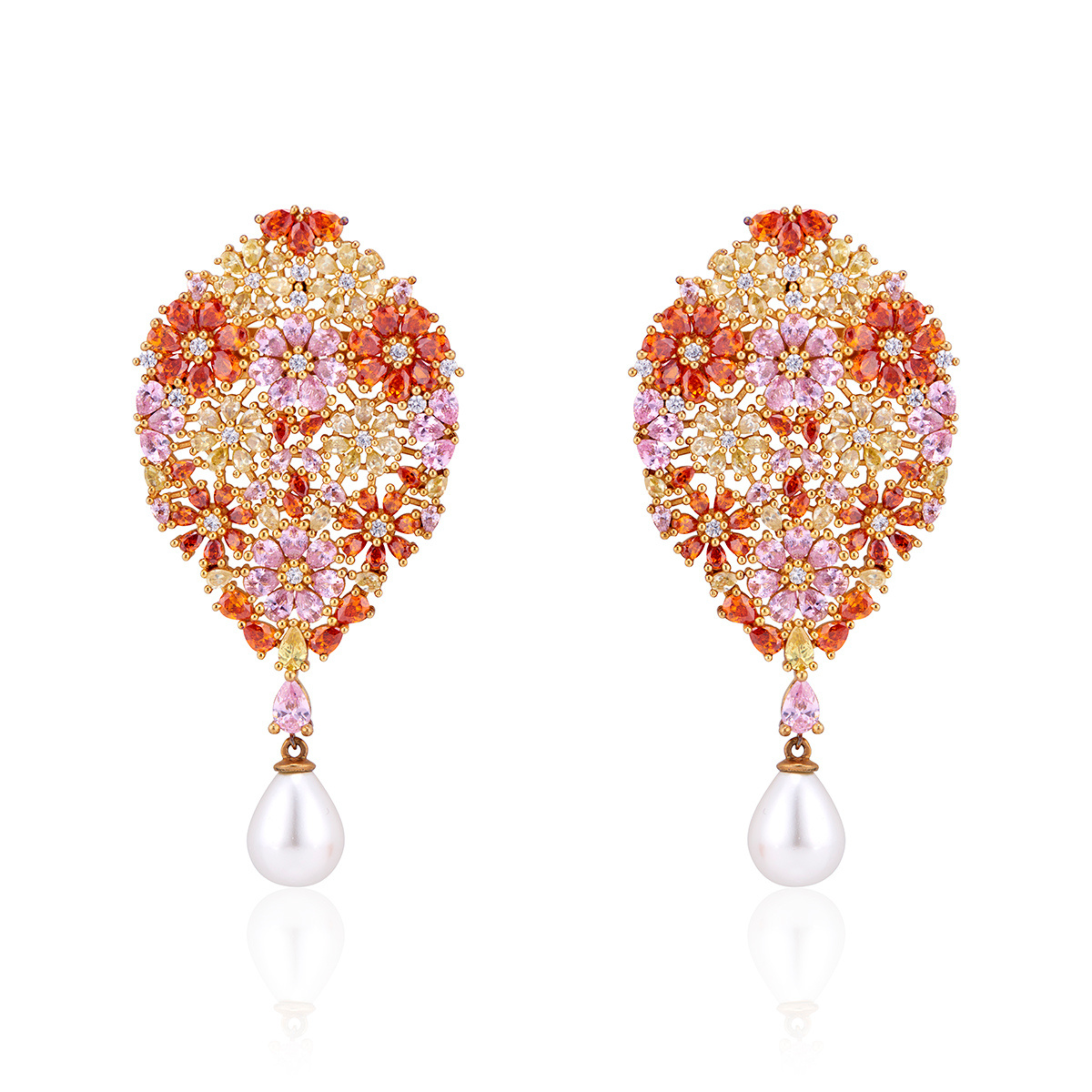 Floral Bliss Earrings - Callista by Vinita