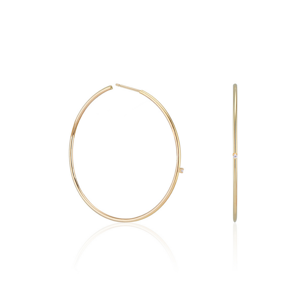 Golden Hoops - Callista by Vinita