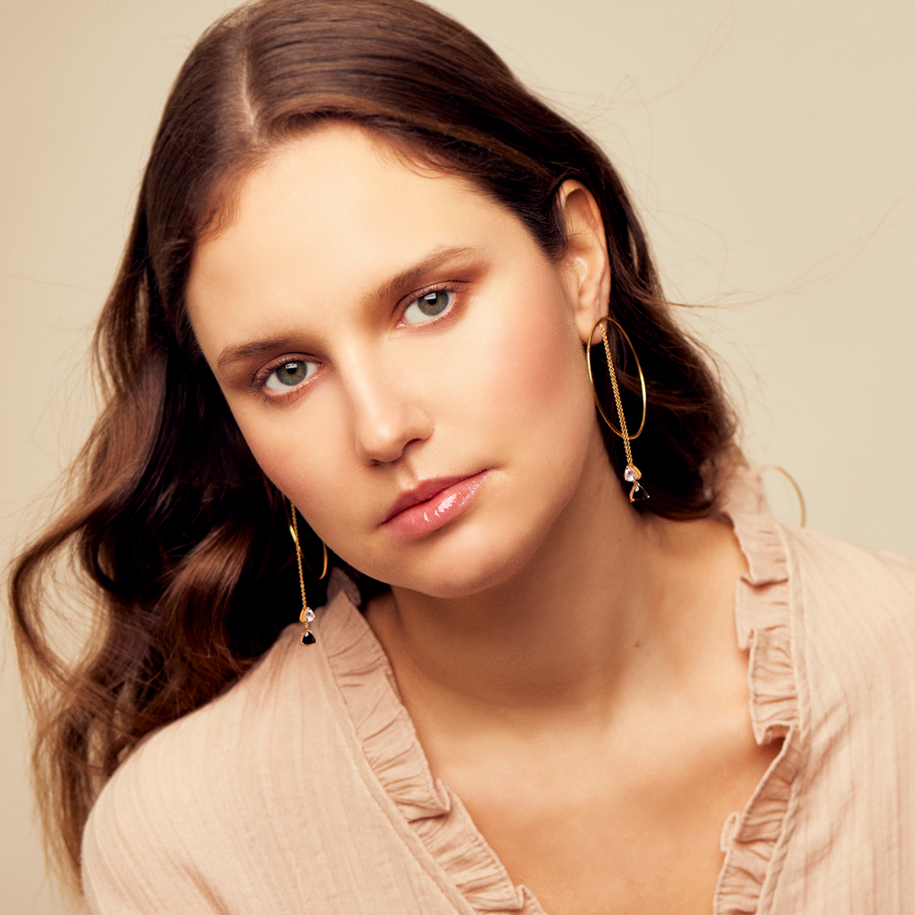 Triangle Drop Earrings - Callista by Vinita