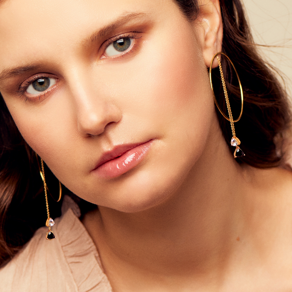 Triangle Drop Earrings - Callista by Vinita