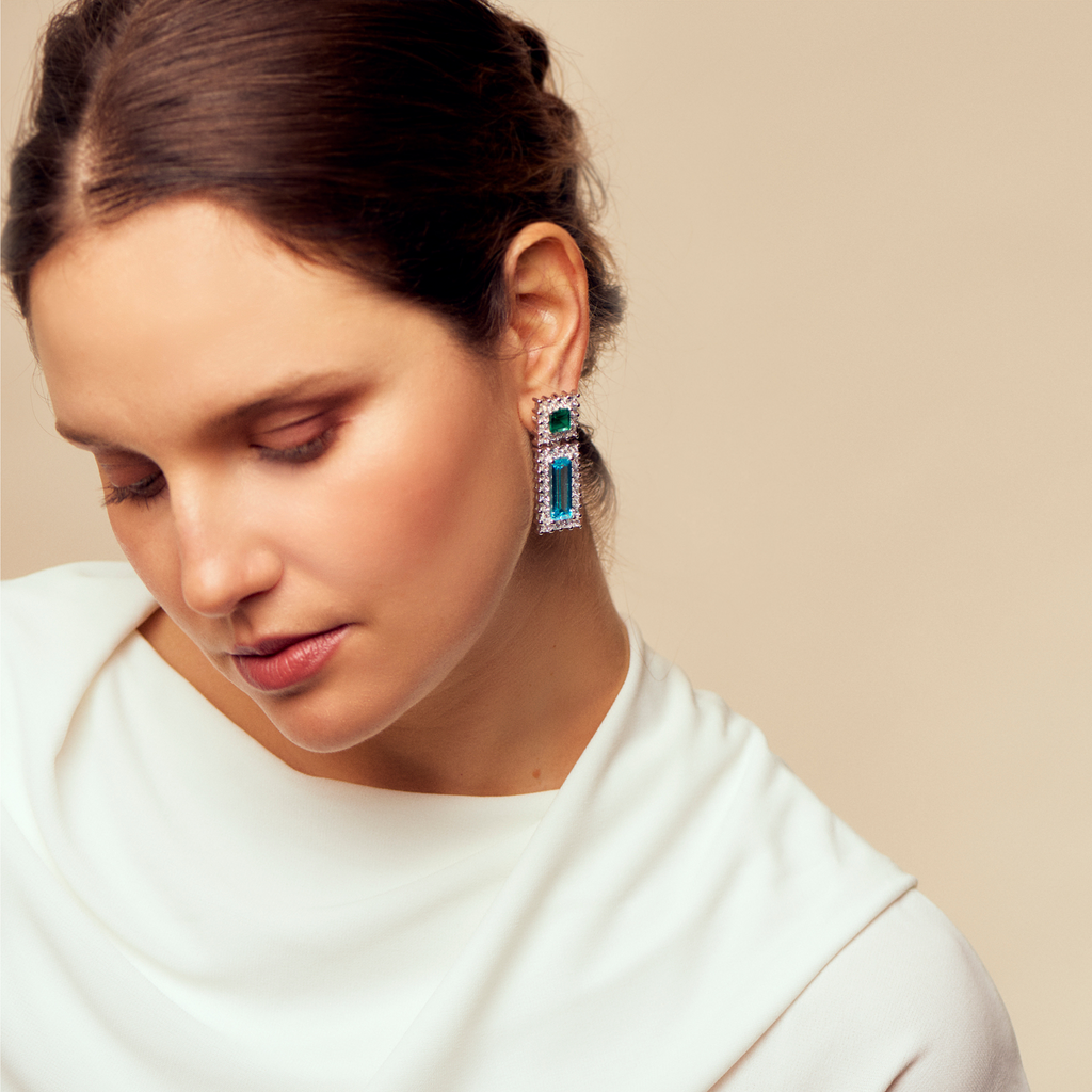 Opposites Attract Earrings - Callista by Vinita