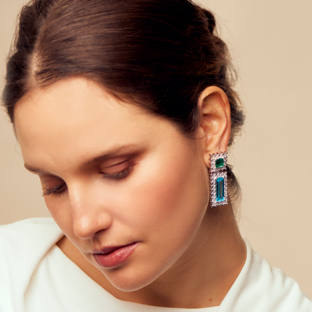 Opposites Attract Earrings - Callista by Vinita