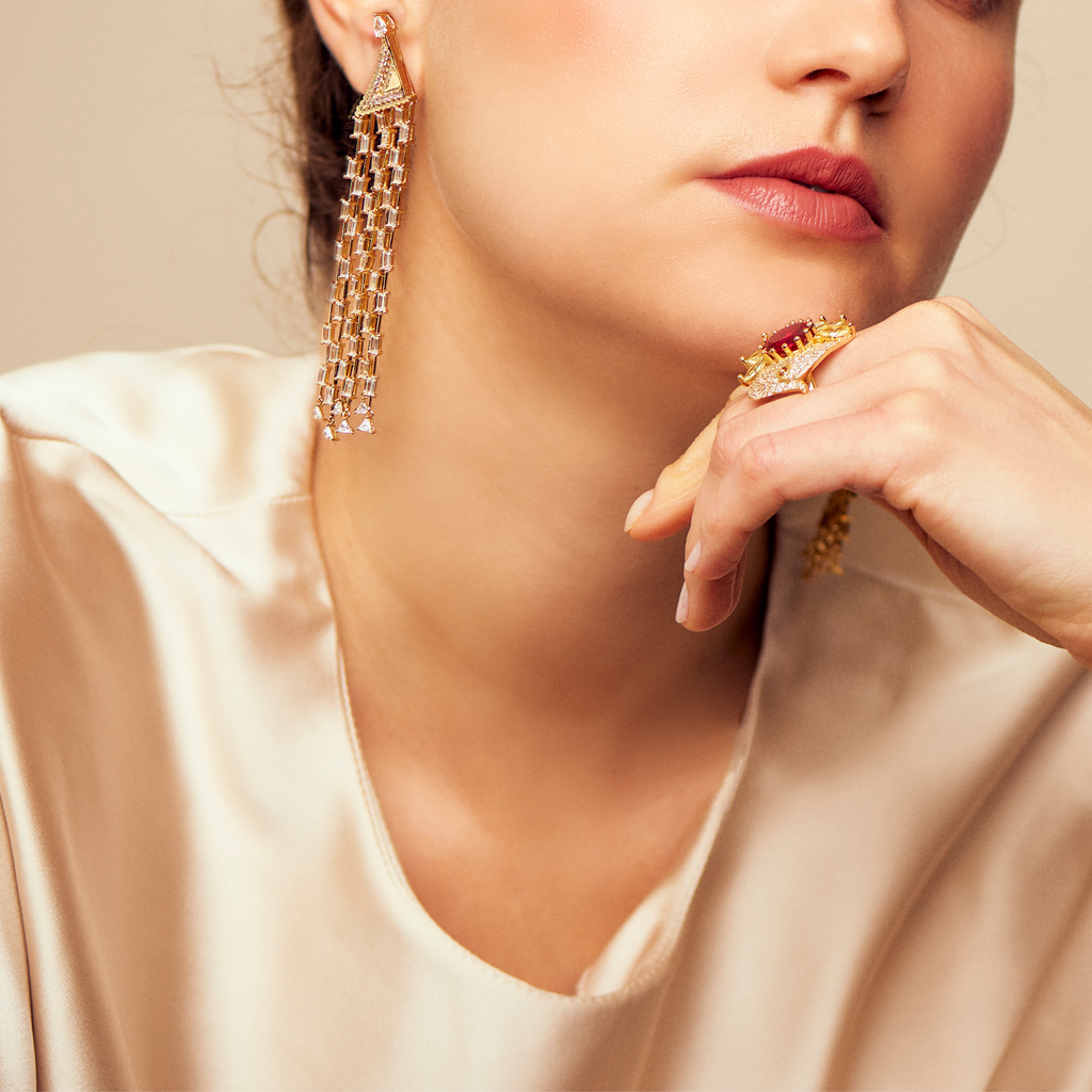 Temple Earrings - Callista by Vinita